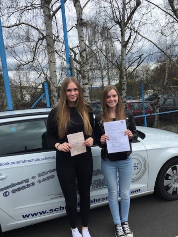 Gute Fahrt Victoria R. und Elise D. (05.04.16)