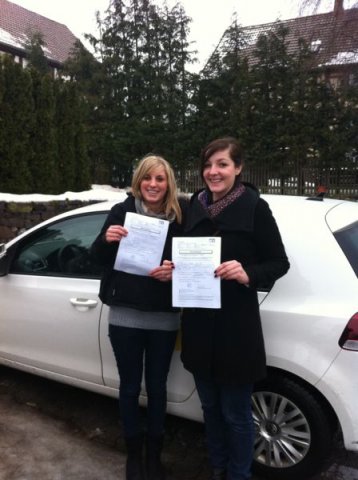Gute Fahrt Carolin I., Lisa A. (06.01)
