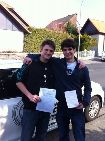 Gute Fahrt Maximilian G., Tayfun K. (23.03)