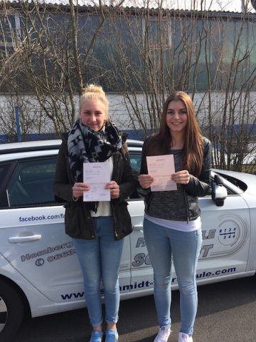 Gute Fahrt Paula P. und Johanna P. (23.03.15)